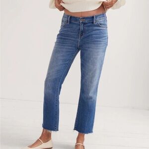 Hatch The Crop Maternity Jeans Indigo Medium Wash